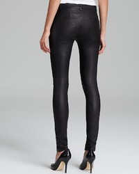 Vince Jeans Moto Skinny Leather