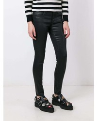 AG Jeans Leather Effect Skinny Jeans