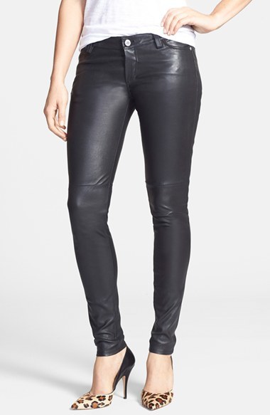leather skinny jeans womens