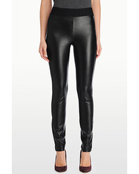 NYDJ Faux Leather Front Legging