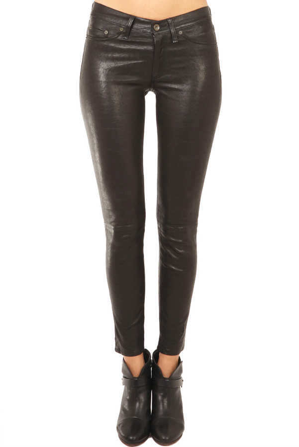 Rag and bone on sale skinny leather pants