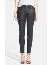 Paige Verdugo Coated Ultra Skinny Ankle Jeans