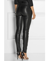 BLK DNM 1 Stretch Leather Skinny Pants