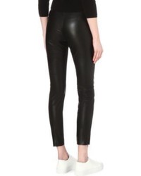 French Connection Atlantic Faux Leather Cropped Trousers