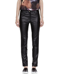 Givenchy Black Leather Trousers