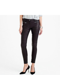 J.Crew Collection Leather Biker Pant