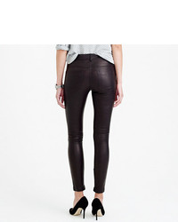 J.Crew Collection Leather Biker Pant