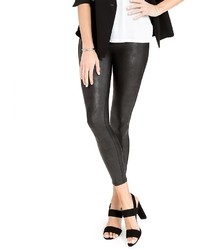 Spanx Cropped Faux Leather Leggings