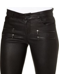 Paige Denim Edgemont Skinny Leather Trousers