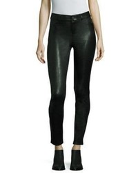Paige Hoxton Leather High Rise Skinny Pants