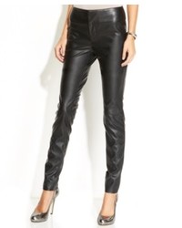 INC International Concepts Faux Leather Skinny Pants