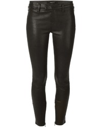 J Brand Leather Skinny Trousers