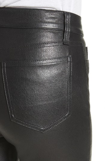 Kate Faux Leather Skinny Pants Black