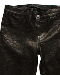 J Brand Lambskin Leather Skinny Pants