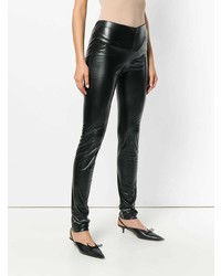 M Missoni Leather Effect Skinny Trousers