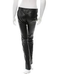 Balenciaga Leather Pleated Pants W Tags