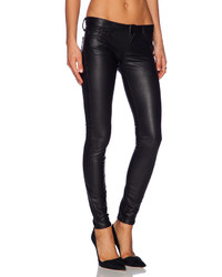 Black Orchid Leather Skinny