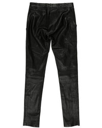 The Row Leather Skinny Pants