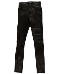 J Brand Leather Skinny Pants W Tags