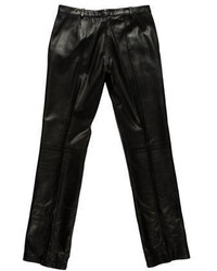 Bottega Veneta Leather Straight Pants