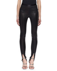 Tom Ford Leather Zip Cuff Pants