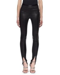 Tom Ford Leather Zip Cuff Pants