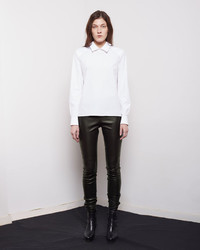 Maison Margiela Line 4 Leather Legging