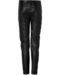 McQ by Alexander McQueen Mcq Alexander Mcqueen Leather Pants In Black