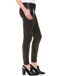 Tibi Paneled Leather Pants
