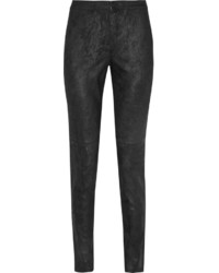 Theory Pittella Suede Skinny Pants