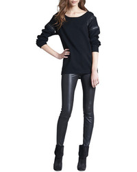 J Brand Ready To Wear Claudette Leather Pants Black