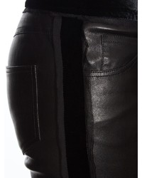 Emilio Pucci Skinny Leg Leather Trousers