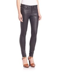 Polo Ralph Lauren Stretch Leather Skinny Pants