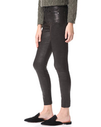 7 For All Mankind The Ankle Skinny Leather Pants