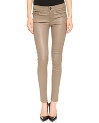 Current/Elliott The Ankle Skinny Stretch Leather Pants
