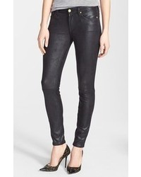 7 For All Mankind The Skinny High Rise Faux Leather Skinny Pants