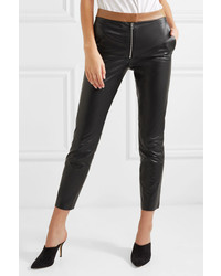 Victoria Beckham Two Tone Leather Skinny Pants