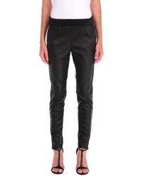 Blank NYC Vegan Leather Trouser In Blacked Out