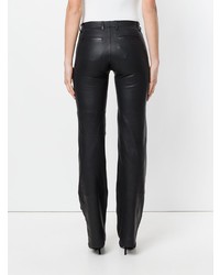 Olsthoorn Vanderwilt Zip Detail Leather Trousers