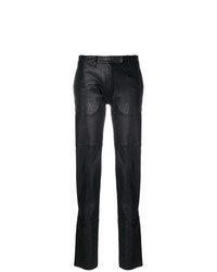 Olsthoorn Vanderwilt Zip Detail Leather Trousers