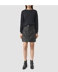 AllSaints Routledge Leather Skirt