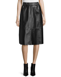 Bagatelle Full Midi Leather Skirt