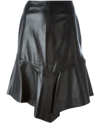 Givenchy Leather Peplum Skirt