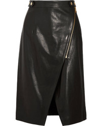 Vanessa Bruno Habby Leather Skirt Black