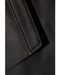 Acne Studios Lakos Leather Wrap Skirt Black