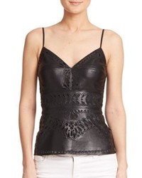 Bailey 44 Under The Big Top Faux Leather Top