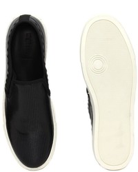 Alexander McQueen Stamped Patent Leather Slip On Sneaker