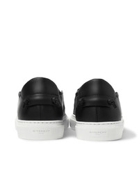 Givenchy Appliqud Leather Slip On Sneakers
