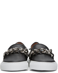 Givenchy Black Chain Skate Slip On Sneakers
