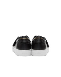 Givenchy Black Crossed Urban Street Sneakers